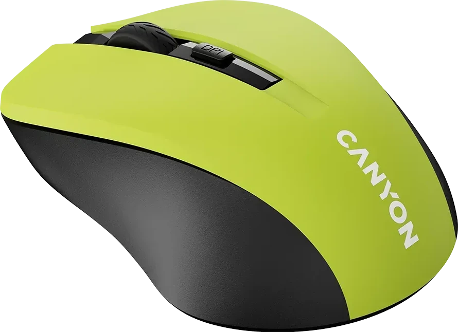 Мышь CANYON MW-1 беспроводная, желтая — 2