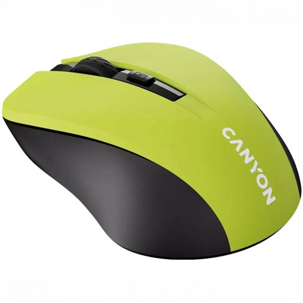 Мышь CANYON MW-1 беспроводная, желтая — 5