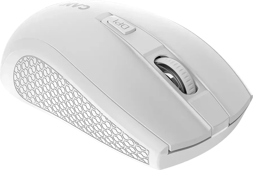 Мышь CANYON MW-7, 2.4GHz, 6 кнопок, DPI 800-1600, белая — 2