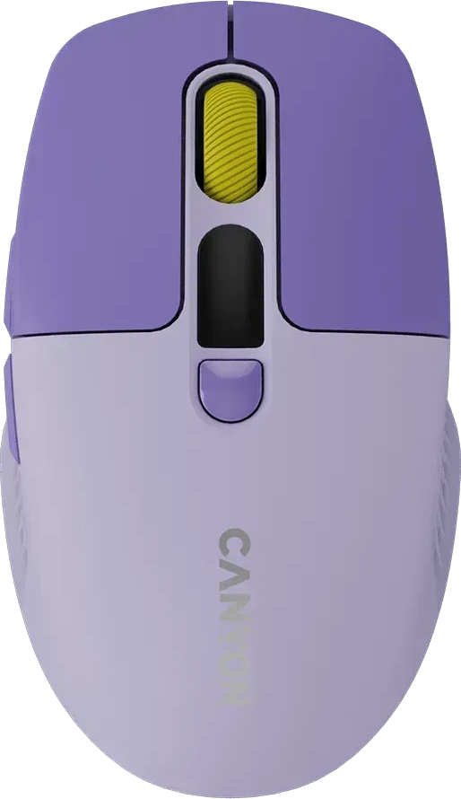 Мышь CANYON MW-26, бесшумная, фиолетовая