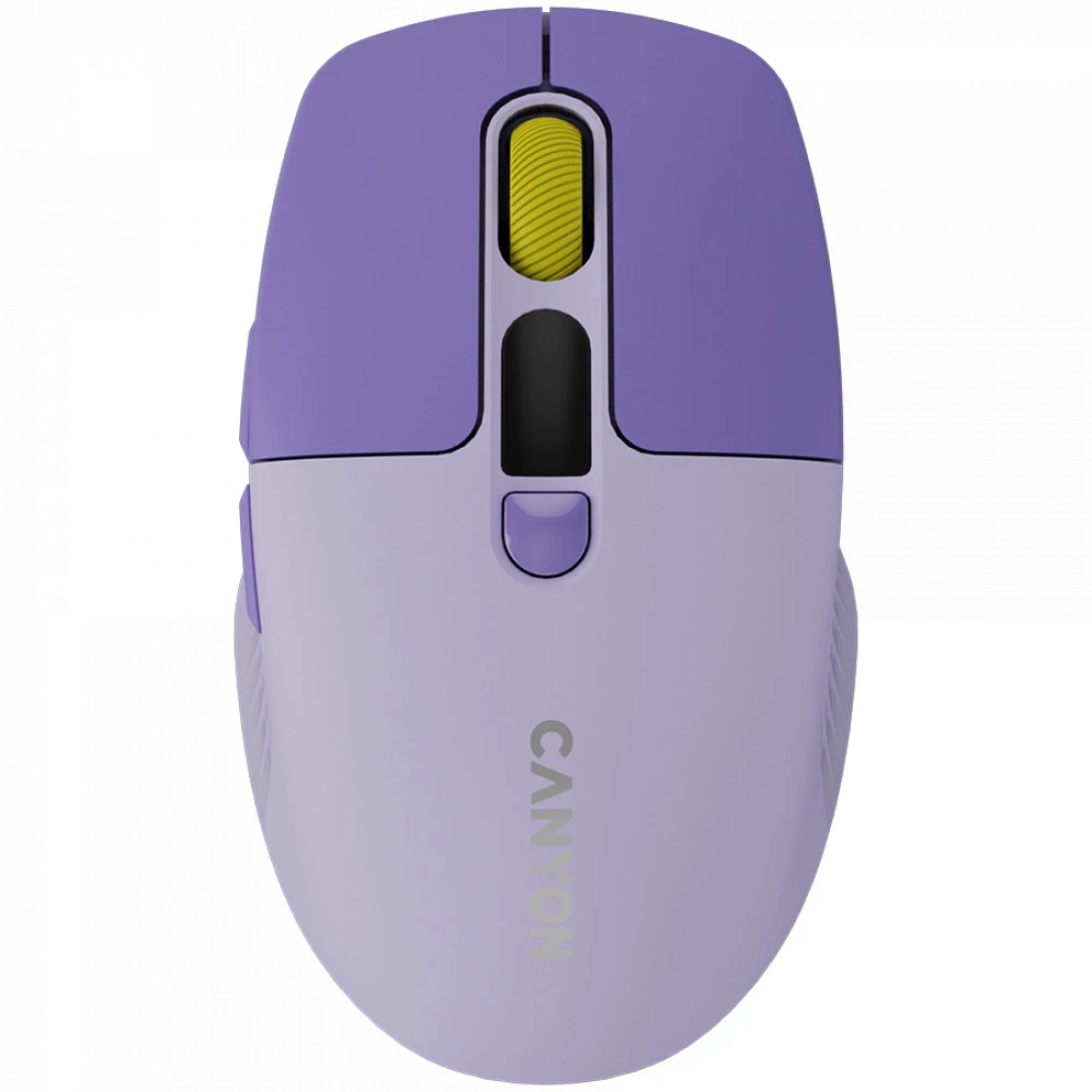 Мышь CANYON MW-26, бесшумная, фиолетовая — 4