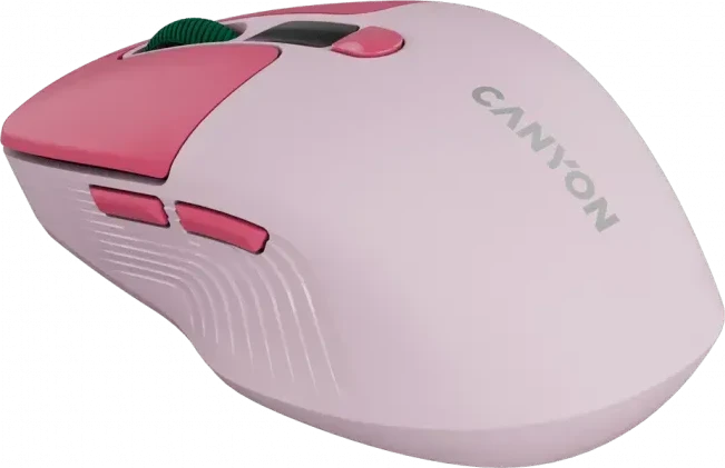 Мышь CANYON MW-26, бесшумная, розовая — 2