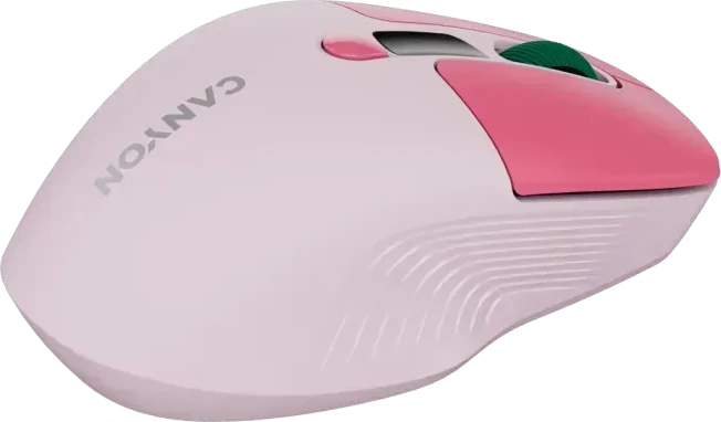 Мышь CANYON MW-26, бесшумная, розовая — 3