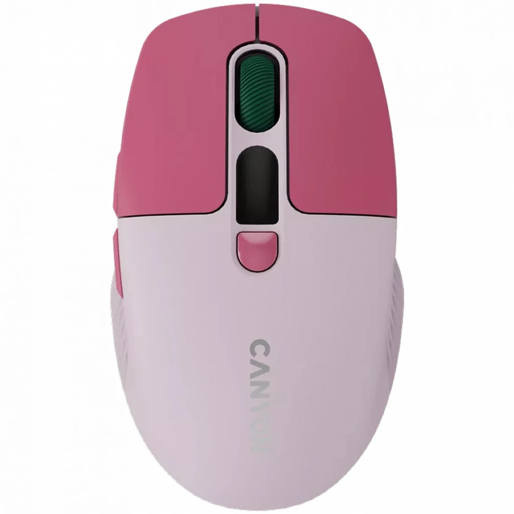 Мышь CANYON MW-26, бесшумная, розовая — 4