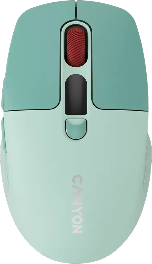 Мышь CANYON MW-26, бесшумная, зелёная