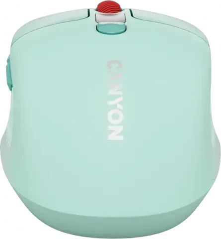 Мышь CANYON MW-26, бесшумная, зелёная — 3