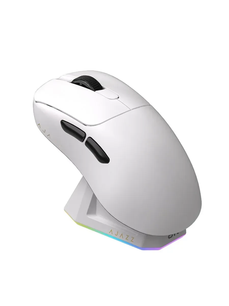 Мышь Ajazz AJ179 APEX, оптическая, 42000 DPI, белая