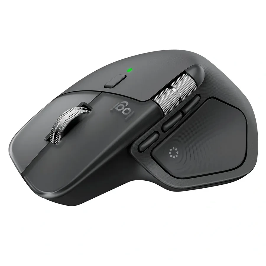 Мышь Logitech MX MASTER 4S, беспроводная, серая