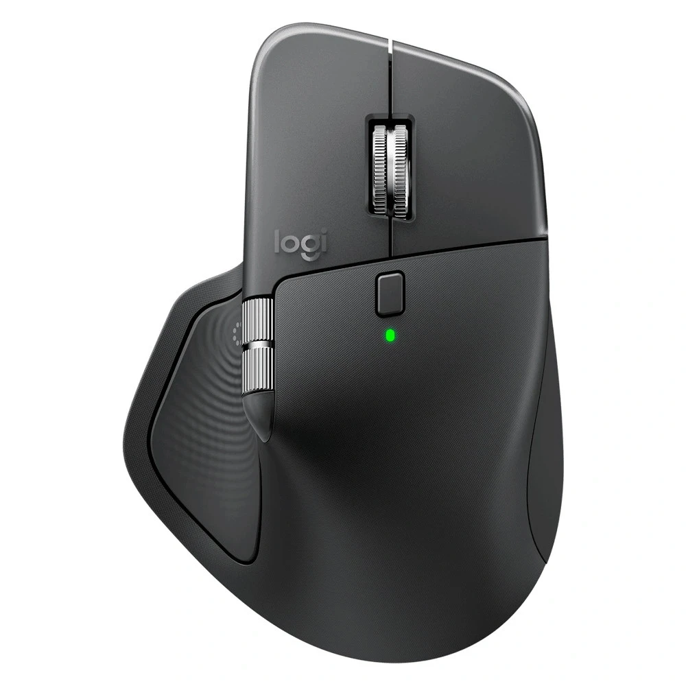 Мышь Logitech MX MASTER 4S, беспроводная, серая — 3