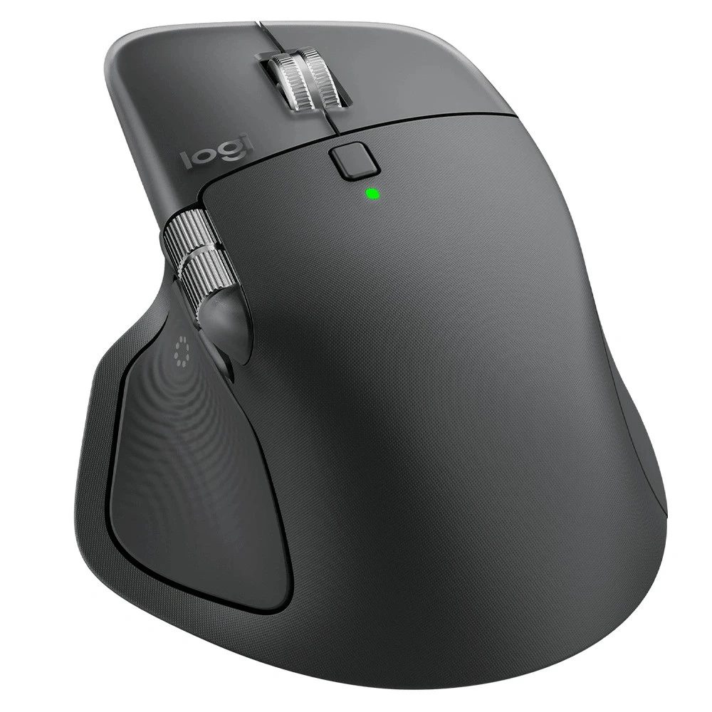 Мышь Logitech MX MASTER 4S, беспроводная, серая — 5
