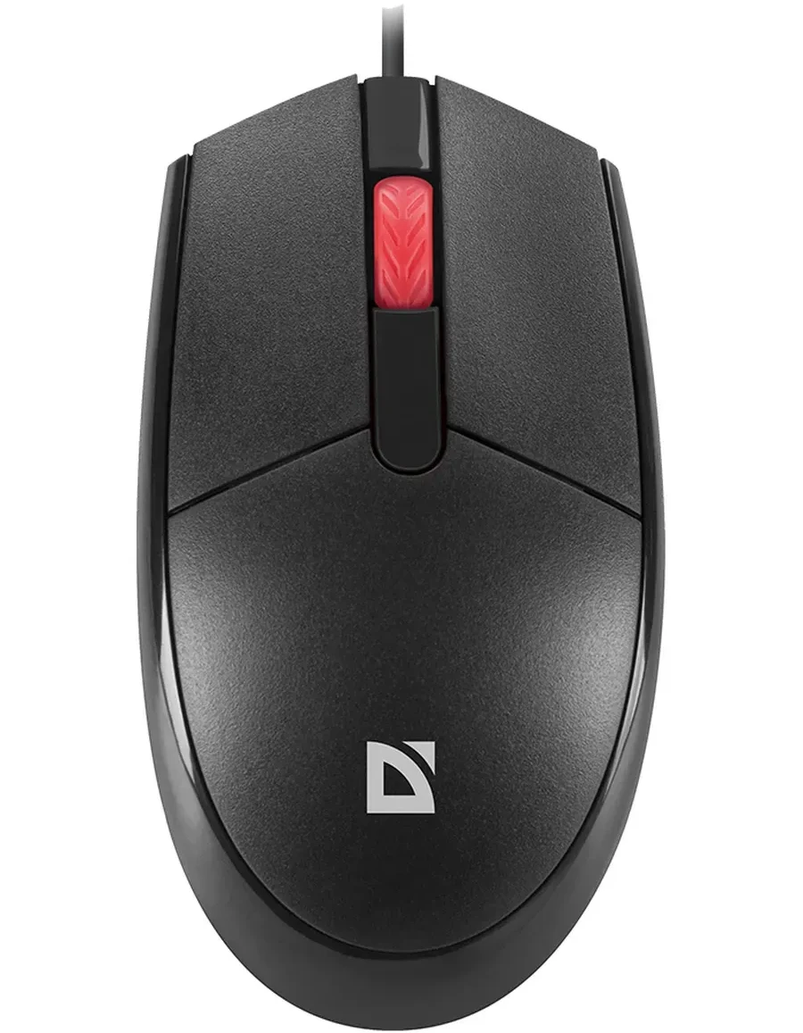 Мышь Defender Delta MM-523, проводная, USB, чёрная