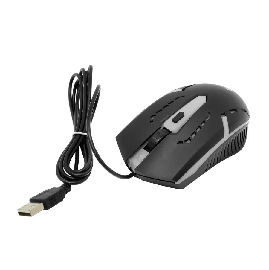 Мышь Defender Flash MB-600L, проводная, оптическая, 800-1200 dpi, USB, чёрная — 5