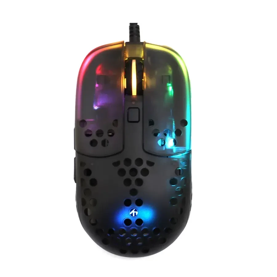 Мышь XTRFY MZ1, 16000 dpi, USB, чёрная