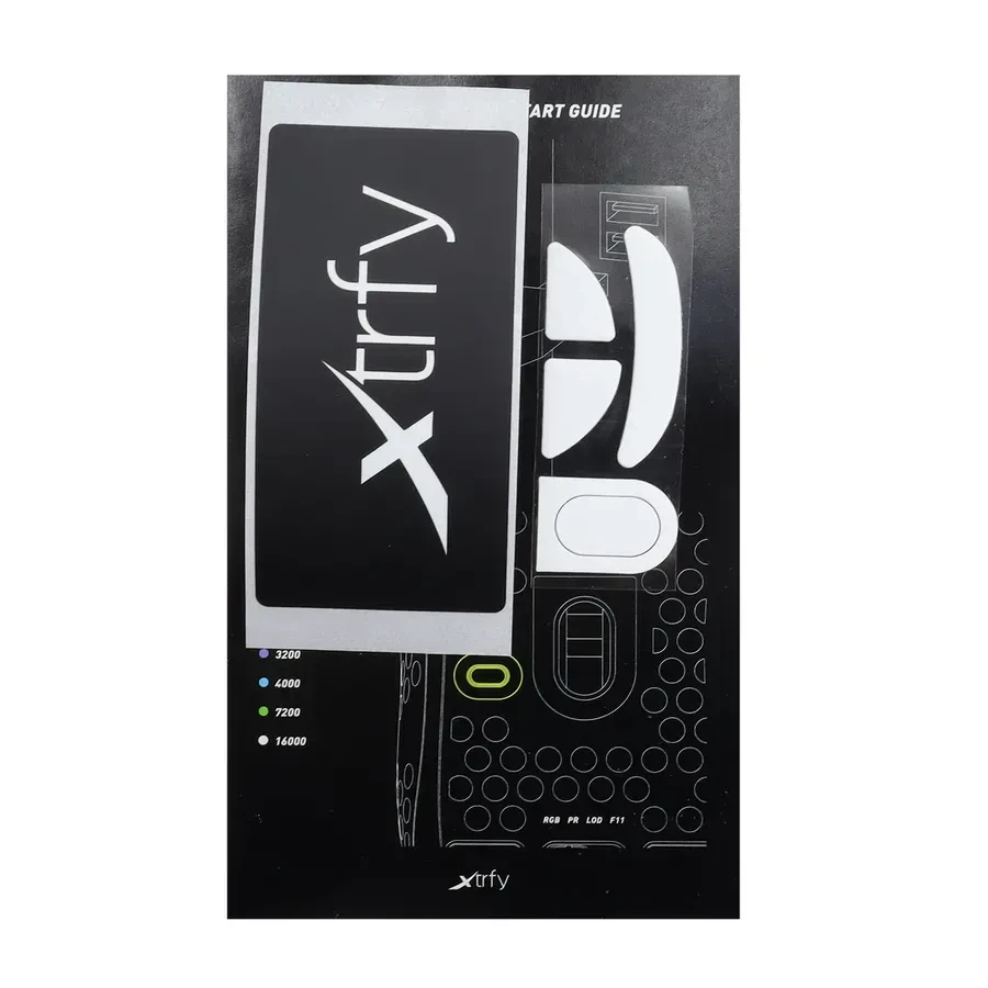 Мышь XTRFY MZ1, 16000 dpi, USB, чёрная — 4