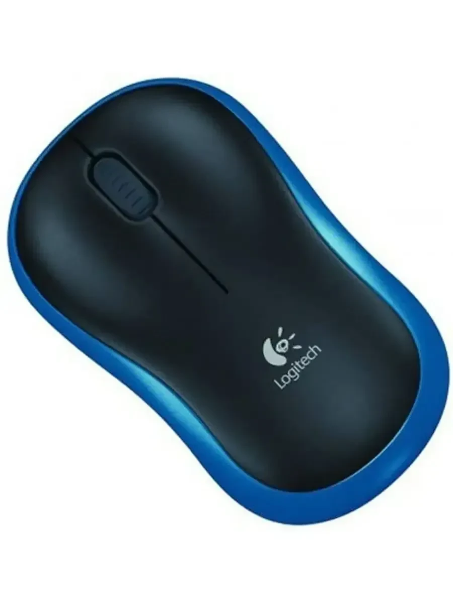 Мышь Logitech M185 Wireless, синяя