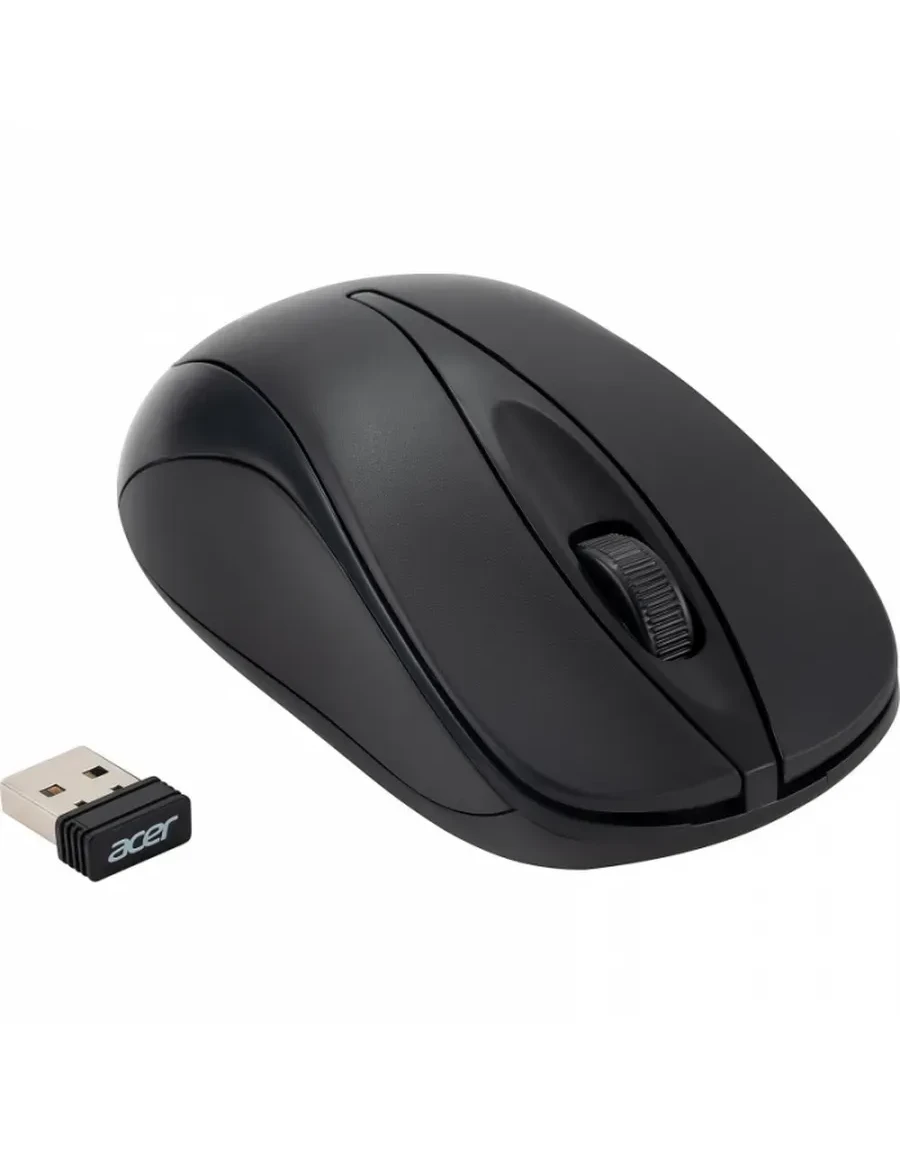 Мышь Acer OMR131, беспроводная, 1000dpi, USB, чёрная