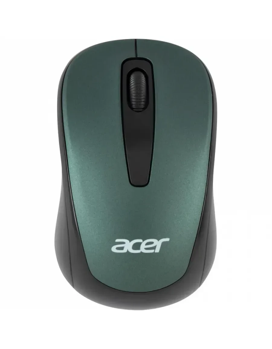 Мышь Acer OMR135, беспроводная, 1000dpi, USB, зелёная