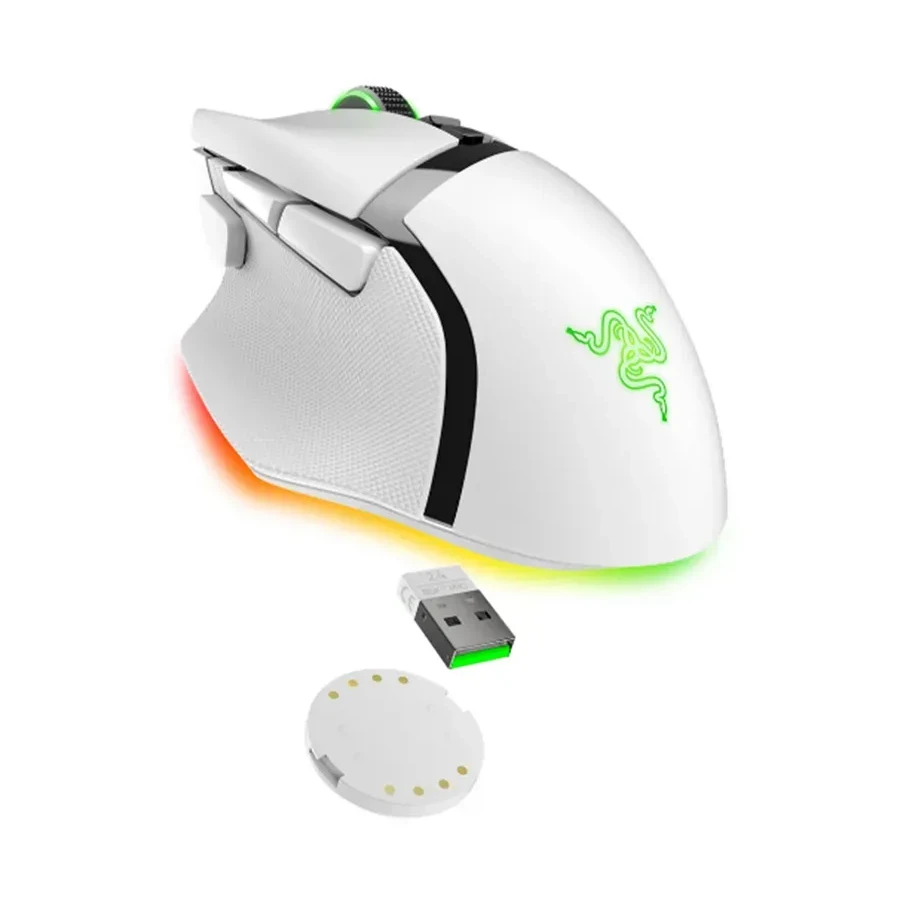 Игровая мышь Razer Basilisk V3 Pro, оптическая, 26K DPI, RGB, белый — 3
