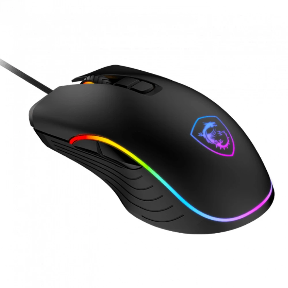 Мышь MSI FORGE GM300, USB, RGB, 7 кнопок, черная — 2