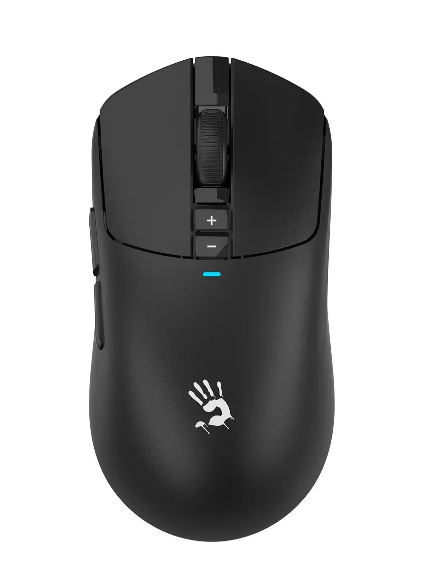 Мышь Bloody R72Pro Duo, чёрная, беспроводная