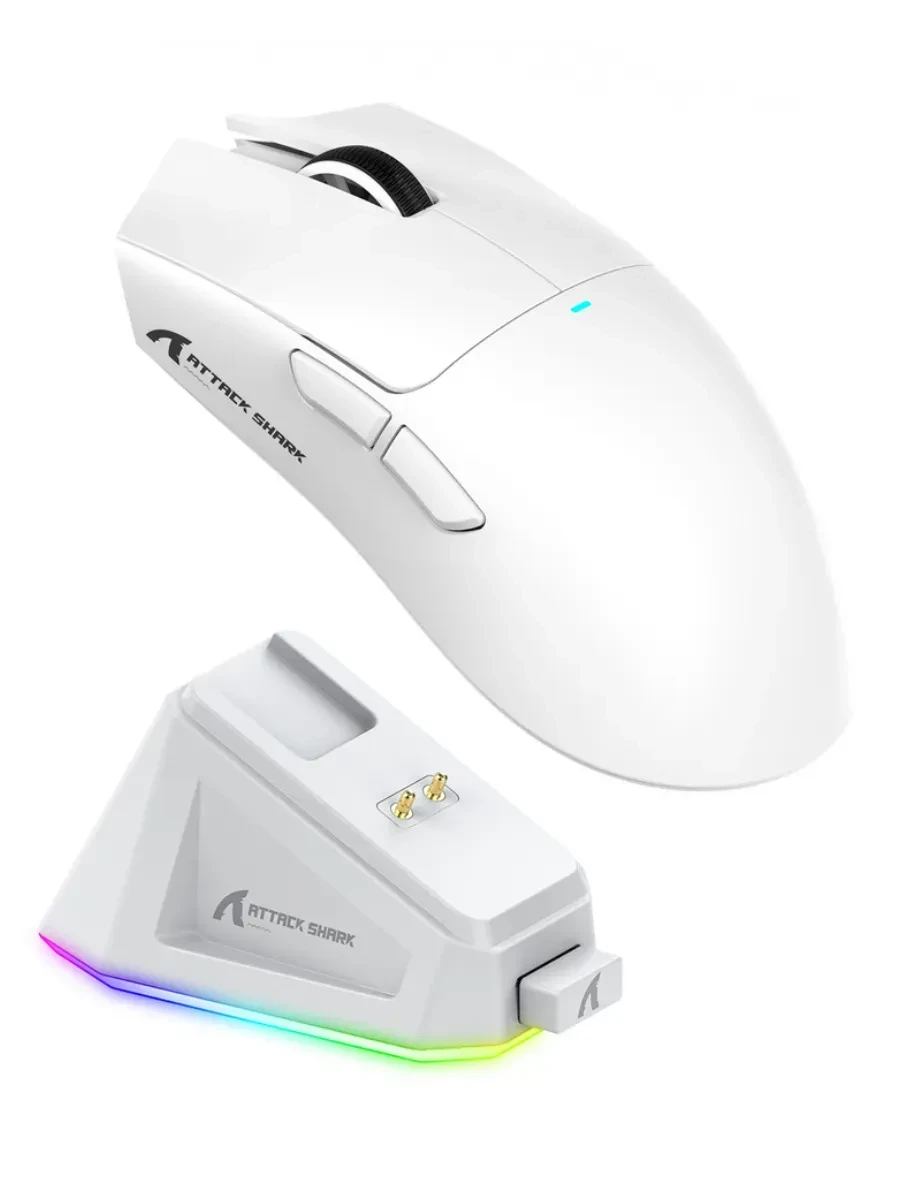Мышь Attack Shark X11, белая, 22000 DPI