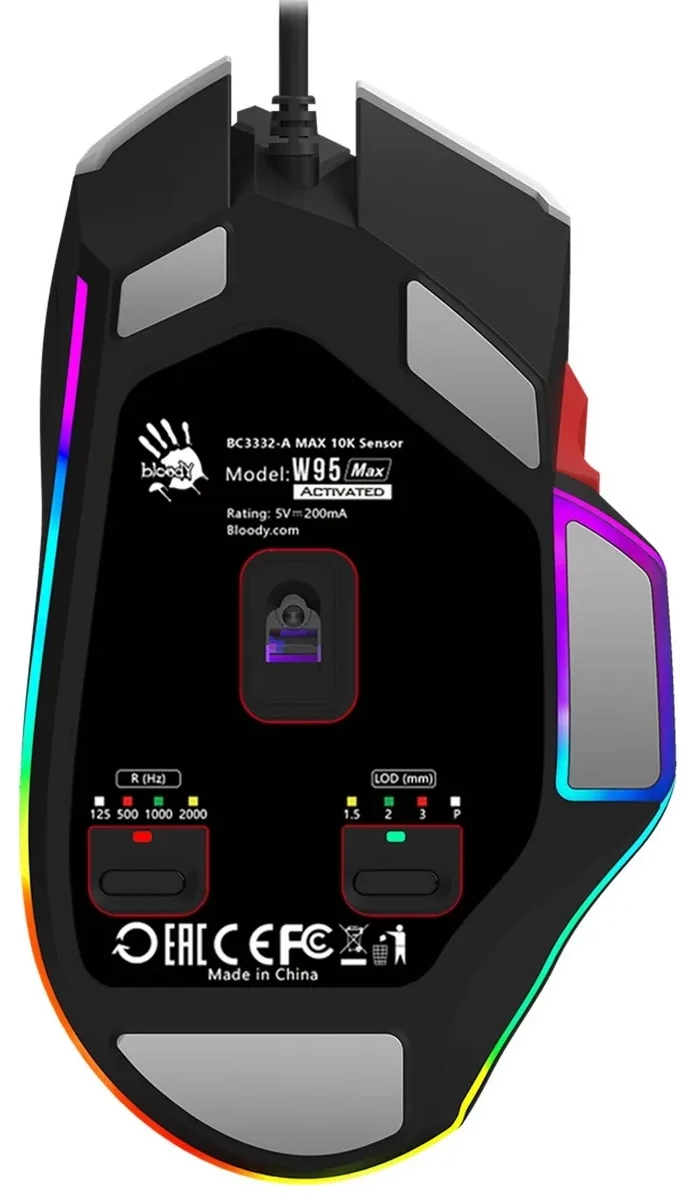 Игровая мышь Bloody W95Ultra, проводная, Naraka — 3