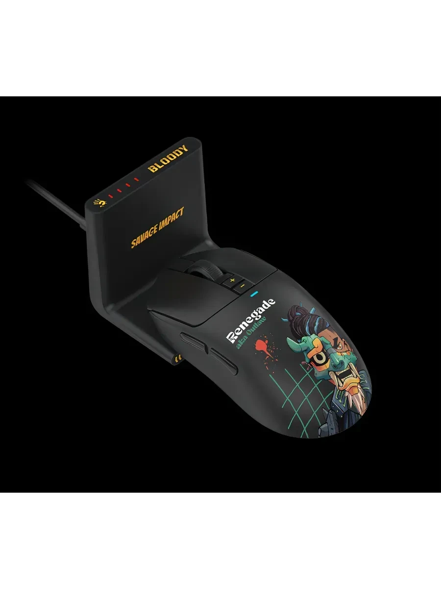 Игровая мышь Bloody R72 Ultra Duo, беспроводная, Midnight