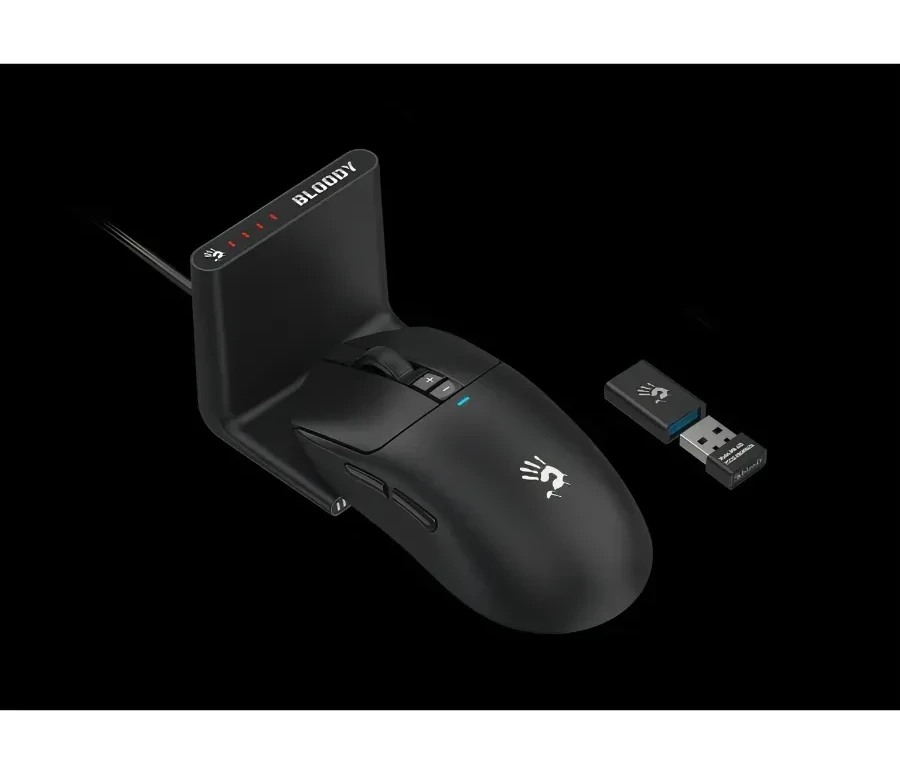 Игровая мышь Bloody R72 Ultra Duo, беспроводная, Black