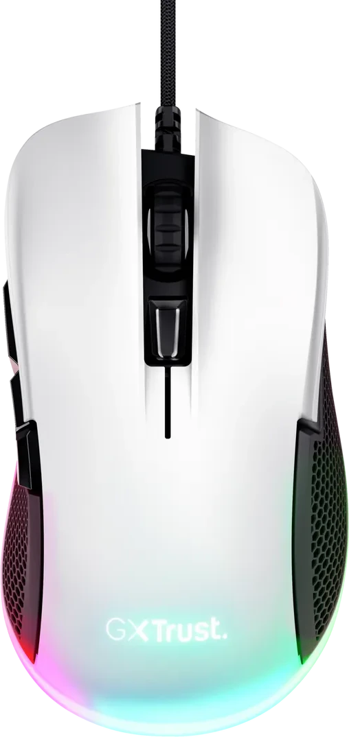 Игровая мышь Trust GXT 922W YBAR, белый