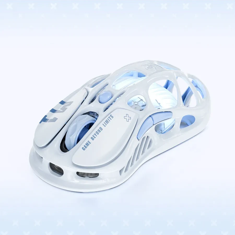 Мышь GravaStar Mercury M1 Pro, Wireless, BT/2.4GHz/cable, (PAW3395) 26000 dpi, 5 buttons,USB,Blue — 2