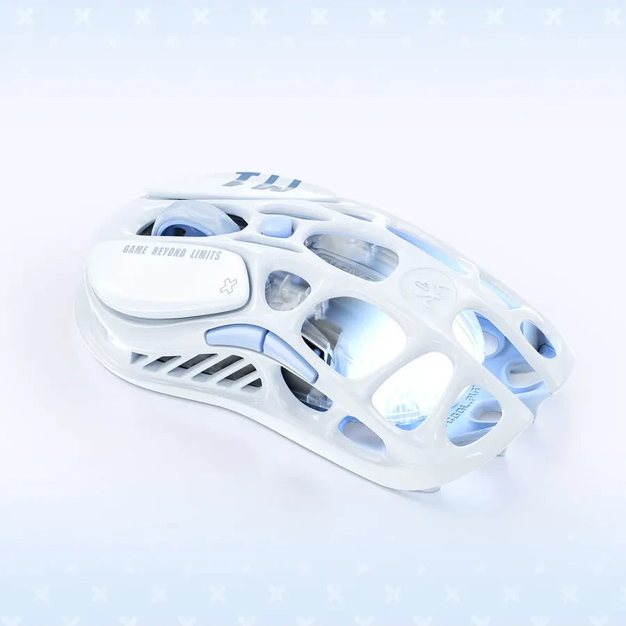 Мышь GravaStar Mercury M1 Pro, Wireless, BT/2.4GHz/cable, (PAW3395) 26000 dpi, 5 buttons,USB,Blue — 4