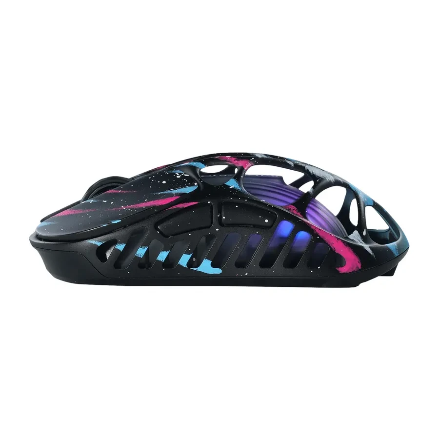 Мышь GravaStar Mercury X Pro, Wireless, BT 5.1/2.4GHz, (PAW 3950) 32000 dpi, 5 buttons, USB, Neon — 2