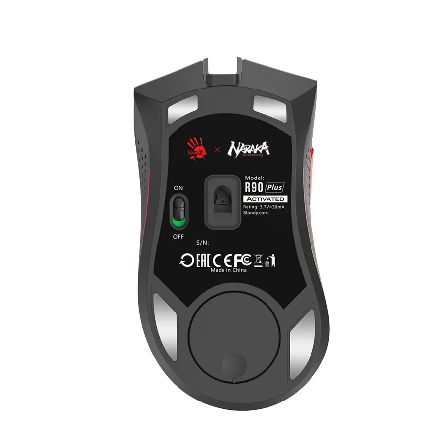 Мышь игровая беспроводная Bloody R90Plus Naraka <2.4GHz, 5000CPI, 60H> — 2