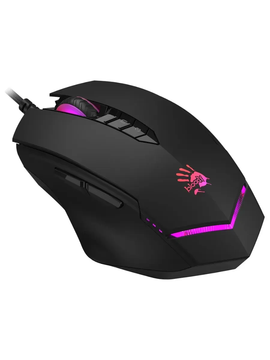 Мышь A4Tech Bloody V8M Max, Black, Wired, Gaming, Optical, 3200dpi, USB — 3