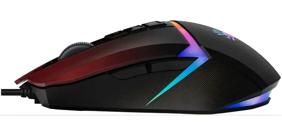 Мышь A4Tech Bloody W60 Max Activated, Gradient Red, Wired, Gaming, Optical, 10000dpi, Backligh, USB