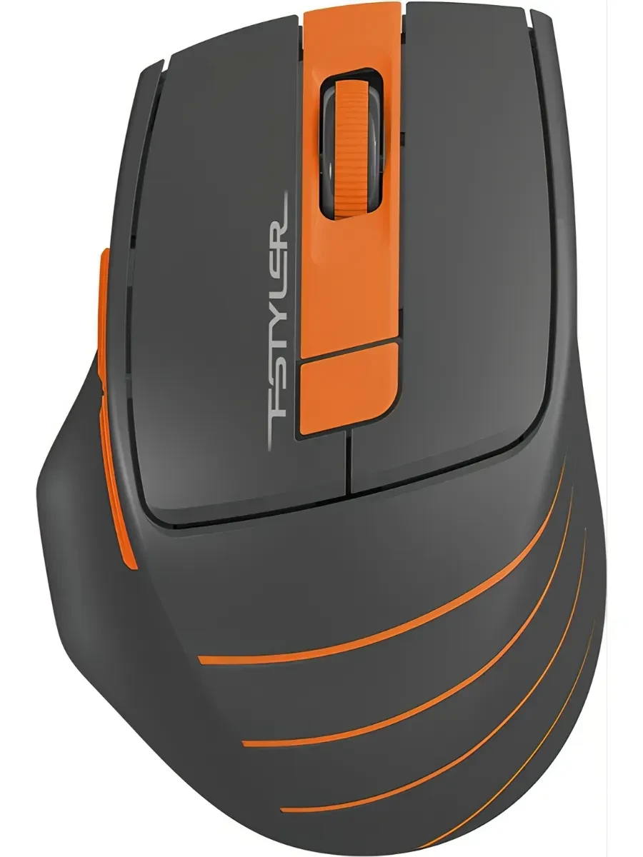 Мышь A4Tech Fstyler FG30, Orange, Wireless, Optical, 2000dpi, 1 х AA, USB — 2