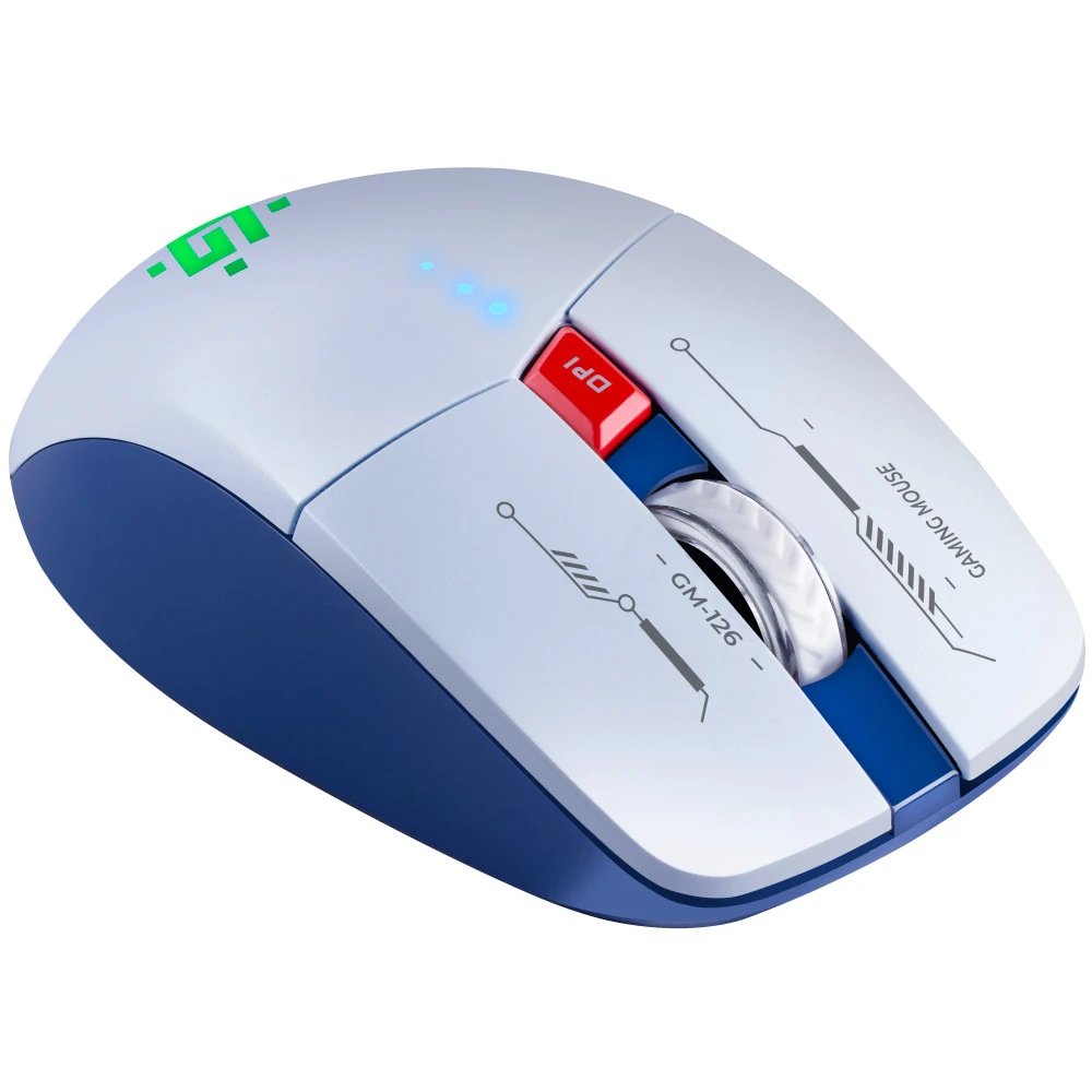 Мышь Defender Tisa GM-126, White, Wireless, Optical, Gaming, 1600dpi, 400mAh, USB — 3