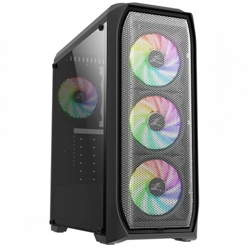 Корпус Zalman N5 MF, Mid Tower, ATX/mATX, 4x12см RGB, черный — 4