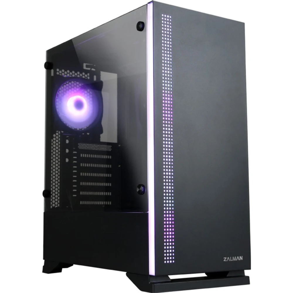 Корпус Zalman S5, Midi Tower, ATX, Black, 2x3.5"/4x2.5", 2xUSB, USB3.0, RGB — 3