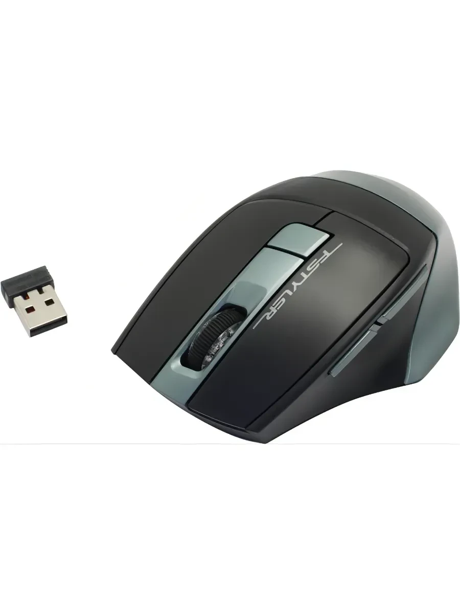 Мышь A4Tech Fstyler FB35, Midnight Green, Wireless, Optical, 2000dpi, 1 x AA, USB — 2