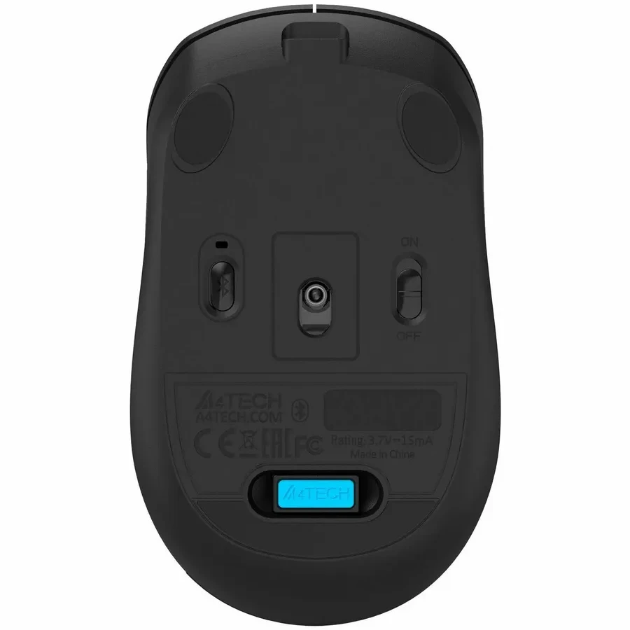 Мышь A4Tech Fstyler FG16CS Air, Black, Wireless, Optical, 2000dpi, 2.4GHz, USB — 3
