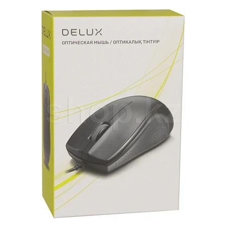 Мышь Delux DLM-375, Black, USB