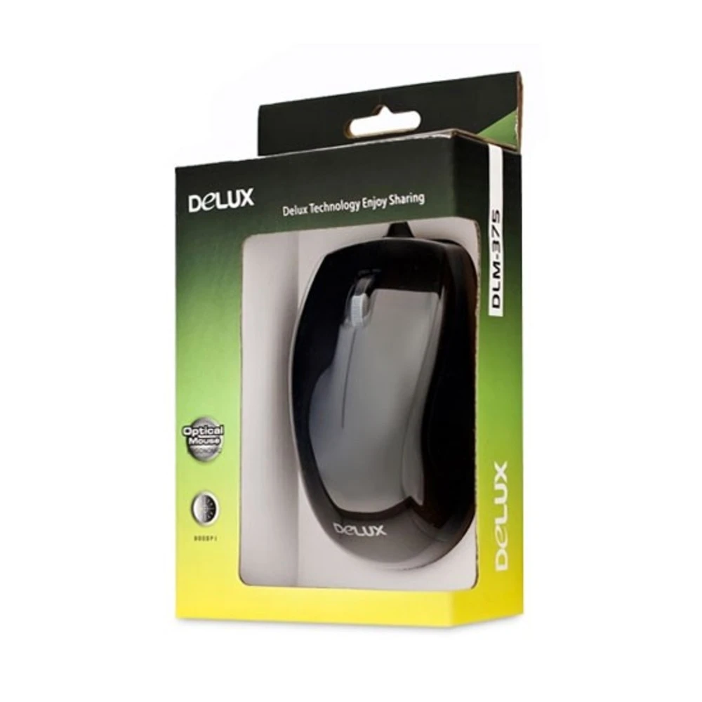 Мышь Delux DLM-375, Black, USB — 4