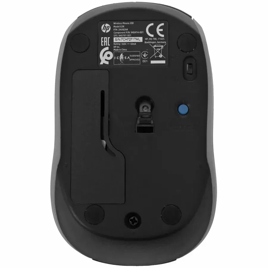 Мышь HP 200, Pike Silver, USB 00000131234 — 5