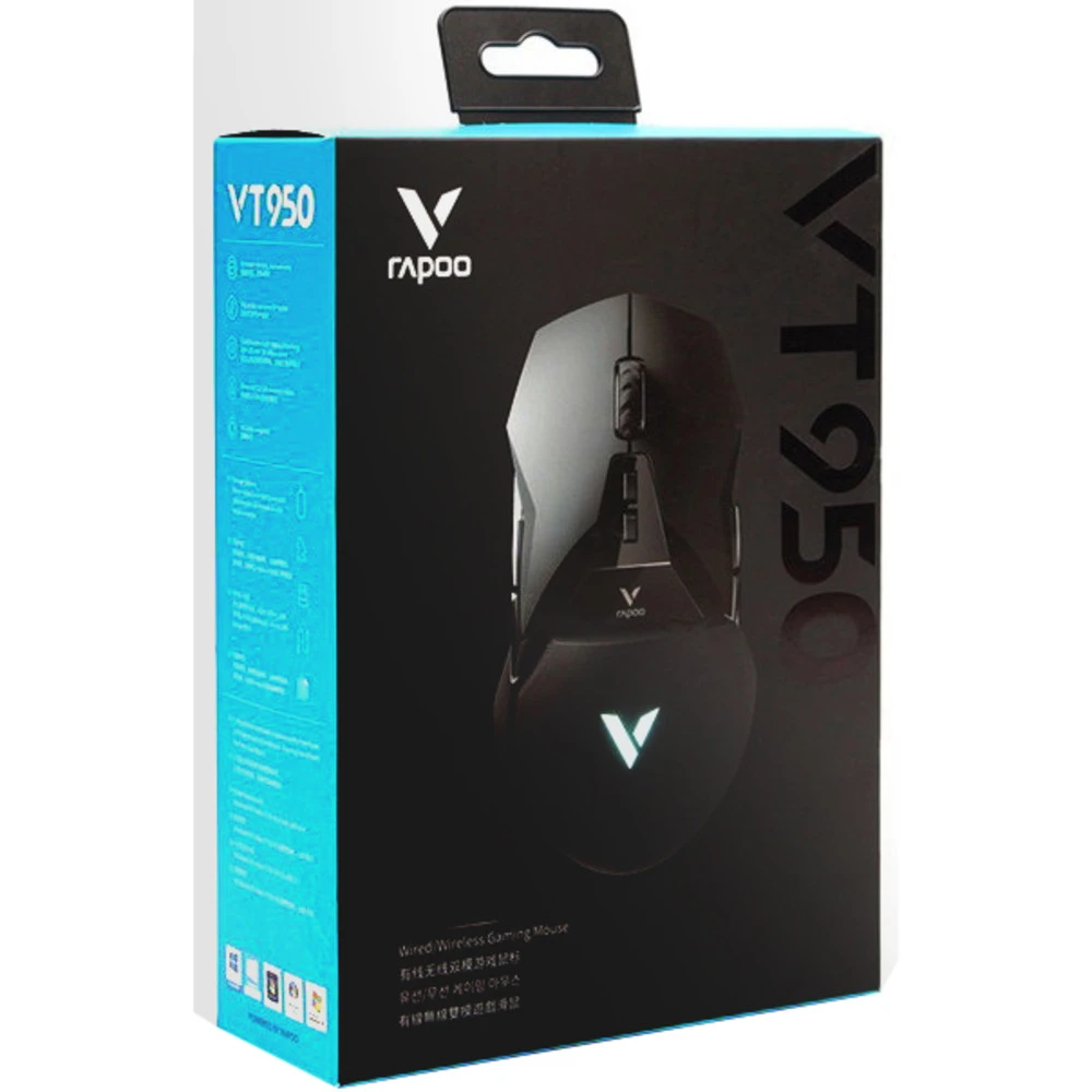Мышь Rapoo VT950, Black, USB 00000140746