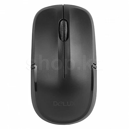 Мышь Delux DLM-136OGB, Black, USB — 2