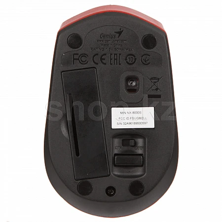 Мышь Genius NX-8000S, Red-Black, USB — 5