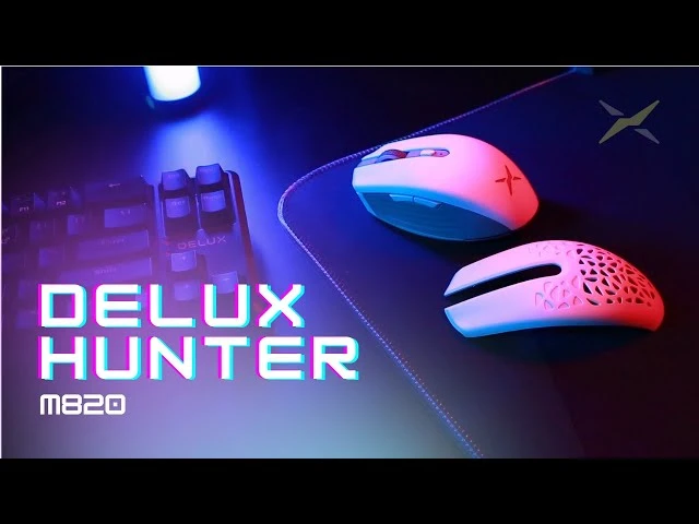 Мышь Delux HUNTER M820DC, White, USB