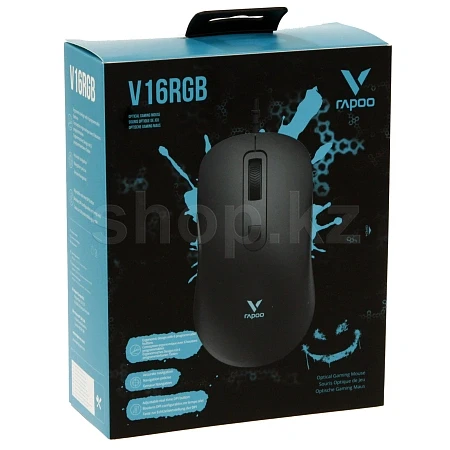 Мышь Rapoo V16RGB, Black, USB — 5
