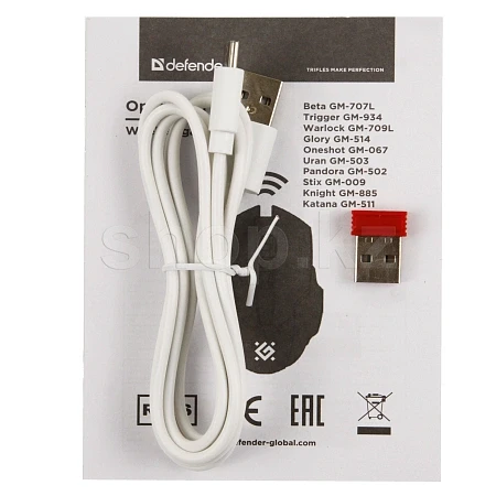 Мышь Defender Pandora GM-502, Pink, USB — 3